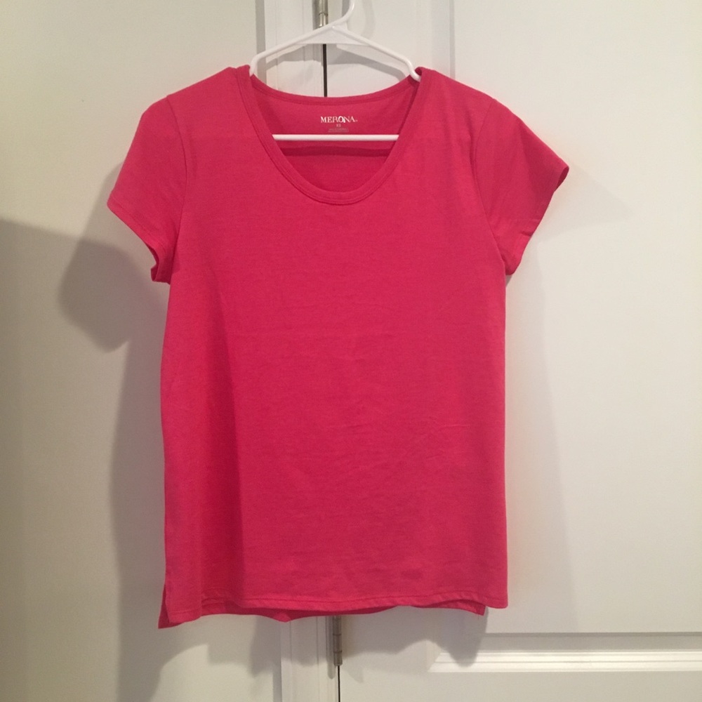 Pink short sleeved tee, only worn once